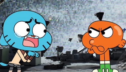 FNF Oh God No Remix – Gumball vs Darwin
